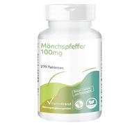 Sauzgatillo 100mg - Extracto de fruto de Vitex Agnus Castus con Zinc - Altamente dosificado - Vegano - 270 Comprimidos | Vitamintrend®