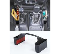 Savadicar GT-2 - Caja de almacenamiento para palanca de cambios, bandeja lateral, organizador compatible con Jeep Wrangler JL JLU y Gladiator JT 2018-2024, accesorios de almacenamiento interior,