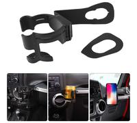 Savadicar JK - Soporte para tel fono multifunci n 2 en 1 con soporte atornillable, compatible con Jeep Wrangler JK JKU 2011-2018 de 2 y 4 puertas