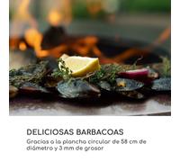 Savage 2.0 Wide Brasero con plancha Tabla de cortar Funda protectora Blumfeldt