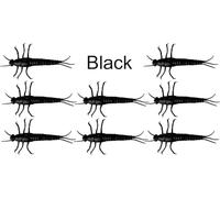 Savage Gear Vinilo 3D PVC Mayfly - 5CM - Paquete DE 8 - by 8, Black, 01, 5