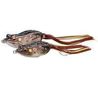 Savage Gear 3D Rana andando - Señuelo de Cuerpo Hueco para Pescadores de Bass y Pike, acción Realista y Anzuelo Stinger Desmontable, Pesca en Agua Dulce en Lagos, estanques y ríos Verde 5.5 cm