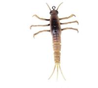 Savage Gear 3D TPE Mayfly Nymph 5 cm 2,5 g - Pajarita de maíz, Pajarita de Goma, imitación de Mosca de maíz, Moscas de Trucha, Cebo para lucioperca, Lucio, Perca y Trucha, Cebo de lucioperca, Cebo