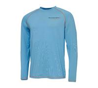 Savage Gear Camiseta de Manga Larga Aqua UV, Ropa de Pesca, Camiseta de Pesca, Unisex, Azul, Mediana