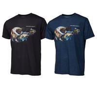 Savage Gear Cannibal Camiseta - Camiseta de Pesca y Aire Libre Transpirable y de Secado rápido con el icónico Estampado Predator - Ligera, Transpirable, campistas y Cazadores XXL