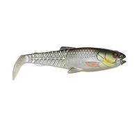 Savage Gear Cebo de goma Craft Cannibal Paddletail 10,5 cm 12 g verde plata UV