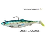 SAVAGE GEAR COMBO 4D ARENQUE GRAN SOMBRA 22 CM PESCA CEBO SILICONA PLANTILLA ...