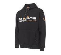 Savage Gear Cosmo Hoodie Hooded Sweatshirt, Tinta Negra, XXL Unisex
