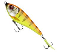 Savage Gear Deviator Swim - Jerkbait Color: Golden Amb, Longitud/Peso/Comportamiento de natación: 12,5 cm/50 g/Descenso Lento