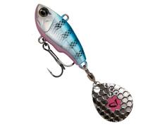 Savage Gear Fat Tail Spin Spin sinkend Jig Spinner, tamaño/peso/color: 5,5 cm/9 g/azul plata rosa