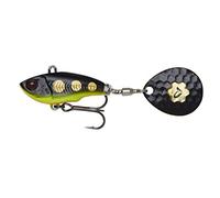 Savage Gear Fat Tail Spin Spin - Spinner (8 cm, 24 g), color negro