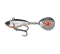 Savage Gear Fat Tail Spin - Spinner (8 cm, 24 g), color plateado
