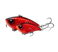 Savage Gear Fat Vibes - Crankbait Lipless detallado, Sonajero Incorporado para Peces Depredadores - Perca, Lucio, Lubina y Trucha en Agua Dulce, Lance Largo y Pesca Vertical Ayu Cromo 5.1 cm