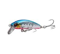 Savage Gear Gravity Minnow 50F - Señuelo de Agua Salada Flotante y hundible para caballa, lubina y Dorada, diseño longcast, Caza Ligera y señuelo para la Pesca de Depredadores Sardina Fantasma 5 cm