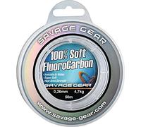 Savage Gear Hilo de fluorocarbono suave, 0.26mm 50m 4.7kg 10.3lb