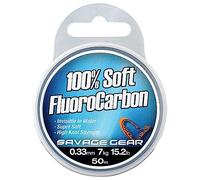 Savage Gear Hilo de fluorocarbono suave, 0.81mm 15m 33kg 73lb