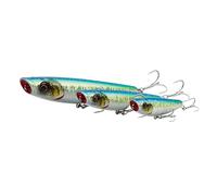 Savage Gear Pop Walker 2.0 - Señuelo de Pesca de Agua Dulce y Salada para lubina, Lucio, anjova y Depredadores, Lance Largo, sonajero Incorporado, anzuelos triples Ultra Afilados Sexy Mullet 11.5 cm