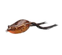 Savage Gear Rana saltarina - Señuelo de Superficie de Primera Calidad para la Pesca de lubinas, lucios y Depredadores, para la Pesca en Zonas con Mucha Cobertura, Tan 5.5 cm