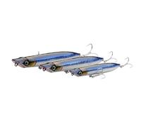 Savage Gear Señuelo de superficie Slap Walker para pescadores - Superficie con hoyuelos, diseño de fundición largo, lubina, barracuda y otros peces depredadores, ideal para agua salada Mirror Ayu 10cm
