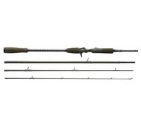 Savage Gear SG4 Fast Game Baitcast Travel Rod - Caña Casting de 4 piezas de alto rendimiento para la pesca de depredadores | Diseño Travel-Friendly para lucio y bassen agua dulce y salada 2.21M 20-60G
