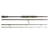 Savage Gear SG4 Juego Medio TR Travel Caña de Pesca - Caña Predator de acción rápida para Agua Dulce y Salada - Ideal para Bass, Lucio y Zander señuelos Blandos 2.43M 7-25G