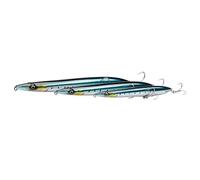Savage Gear Surf Walker 2.0 - Máxima Distancia de lanzado y acción de Marcha Mejorada para Pescadores de Agua Salada, Ideal para lubina, anjova, Barracuda y palometón, diseño Fino Blanco Nieve 18 cm