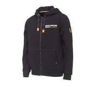 Savage Gear Urban Zip Hoodie Hooded Sweatshirt, Tinta Negra, XL Unisex