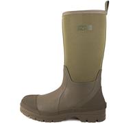 Savage Island Botas altas de neopreno para botas de agua de goma aisladas, cálidas e impermeables, en negro y verde, Green, 47 EU