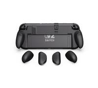 Savage Raven by Skull & Co. NeoGrip para Nintendo Switch 2: una funda rígida de mano de agarre ergonómico con empuñaduras reemplazables [sin funda de transporte] - Negro