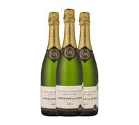 Savagny Crémant Chardonnay Brut Côtes du Jura Reserva 75 spumoso blanco (Caja de 3 Botellas de 75 cl)