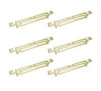 Savagrow 6 unids antiguo estilo chino gabinete tirón manijas tirador armario tirador puerta armario 5 ''agujero centro oro tirones para muebles aparador cajón con tornillos