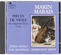 Savall - Marin Marais : Pièces de viole du 5e Livre 1725