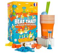 Savana Beat That - El Juego delirante de los desafíos yantados - a Partir de 8 años - Estuche de 160 desafíos a enfrentar en Familia o Entre Amigos - Juego de Mesa para niños y Adultos de 2 a 8