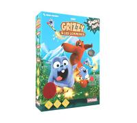 Savana - Smash Party | Grizzy et Les Lemmings, Juego de Mesa cooperativo Familiar para niños de 4 años y Mayores | Carreras, Dados y colección, 2-6 Jugadores, 15 Min, Inspirado en la Serie Animada.