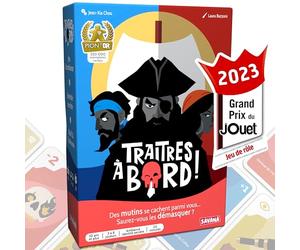 SAVANA Traitres à Bord - Juego de mesa - Gran Premio del Juguete 2023 - Juegos de identidad secreta - Juego de viaje y de bolsillo - Juego de cartas a partir de 10 años