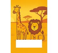 Savanna Safari - Roam, Write, and Discover!: Wide-Ruled Notebook for Kids Ages 7-9 | 7 x 10 |160-Page Savanna-Themed Writing Journal with Margin & Numbered Pages for School and Creative Expression