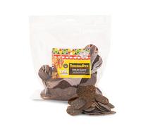SavannaDog Chips con zanahoria 800 g - Golosinas para perros sin cereales e hipoalergénicas, golosinas para perros con carne de avestruz, golosinas para perros con fibra valiosa