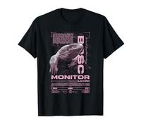 Savannah Monitor Ropa de Calle Moderna Guardián de Reptiles Camiseta