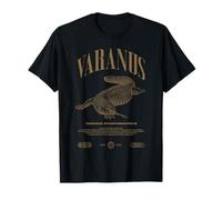 Savannah Monitor Ropa de Calle Moderna Guardián de Reptiles Camiseta