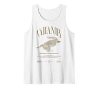 Savannah Monitor Ropa de Calle Moderna Guardián de Reptiles Camiseta sin Mangas