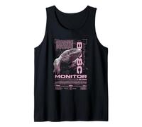 Savannah Monitor Ropa de Calle Moderna Guardián de Reptiles Camiseta sin Mangas