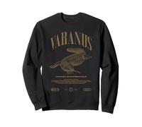 Savannah Monitor Ropa de Calle Moderna Guardián de Reptiles Sudadera