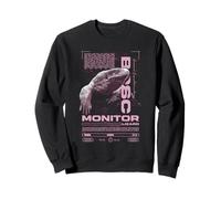 Savannah Monitor Ropa de Calle Moderna Guardián de Reptiles Sudadera