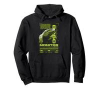 Savannah Monitor Ropa de Calle Moderna Guardián de Reptiles Sudadera con Capucha