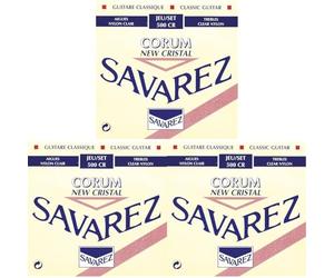 Savarez 500CR - Cuerdas para Guitarra Clásica, pack de 6 (Paquete de 3)