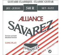 Savarez 655917 - Cuerdas para Guitarra Clásica Alliance HT Classic 540R Juego Tensión Estandar, Rojo