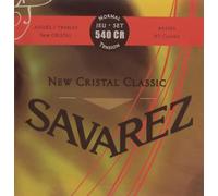 Savarez 656167 - Cuerdas para Guitarra Clásica New Cristal Classic juego 540CR Tensión normal, rojo