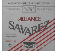 Savarez Cuerdas para Guitarra Clásica Alliance HT Classic 541R cuerda suelta Mi1 Carbon standard, adecuado para juego 540R, 540ARJ, 540RH, 500AR, 500ARJ, 510AR, 510ARJ