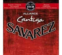 Savarez Cuerdas para Guitarra Clásica Alliance Cantiga juego 510AR Tensión normal, rojo