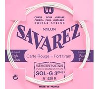 Savarez Cuerdas para Guitarra Clásica Traditional Concert 529R cuerda suelta Sol3w standard, adecuado para juego 520P, 520P1, 520P3